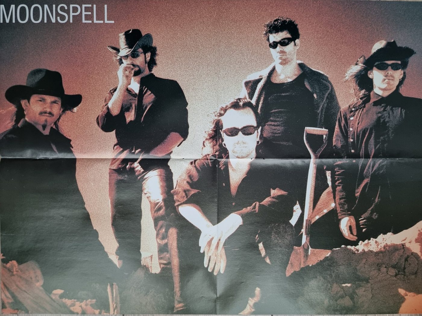 Moonspell poster, 55 × 40 cm