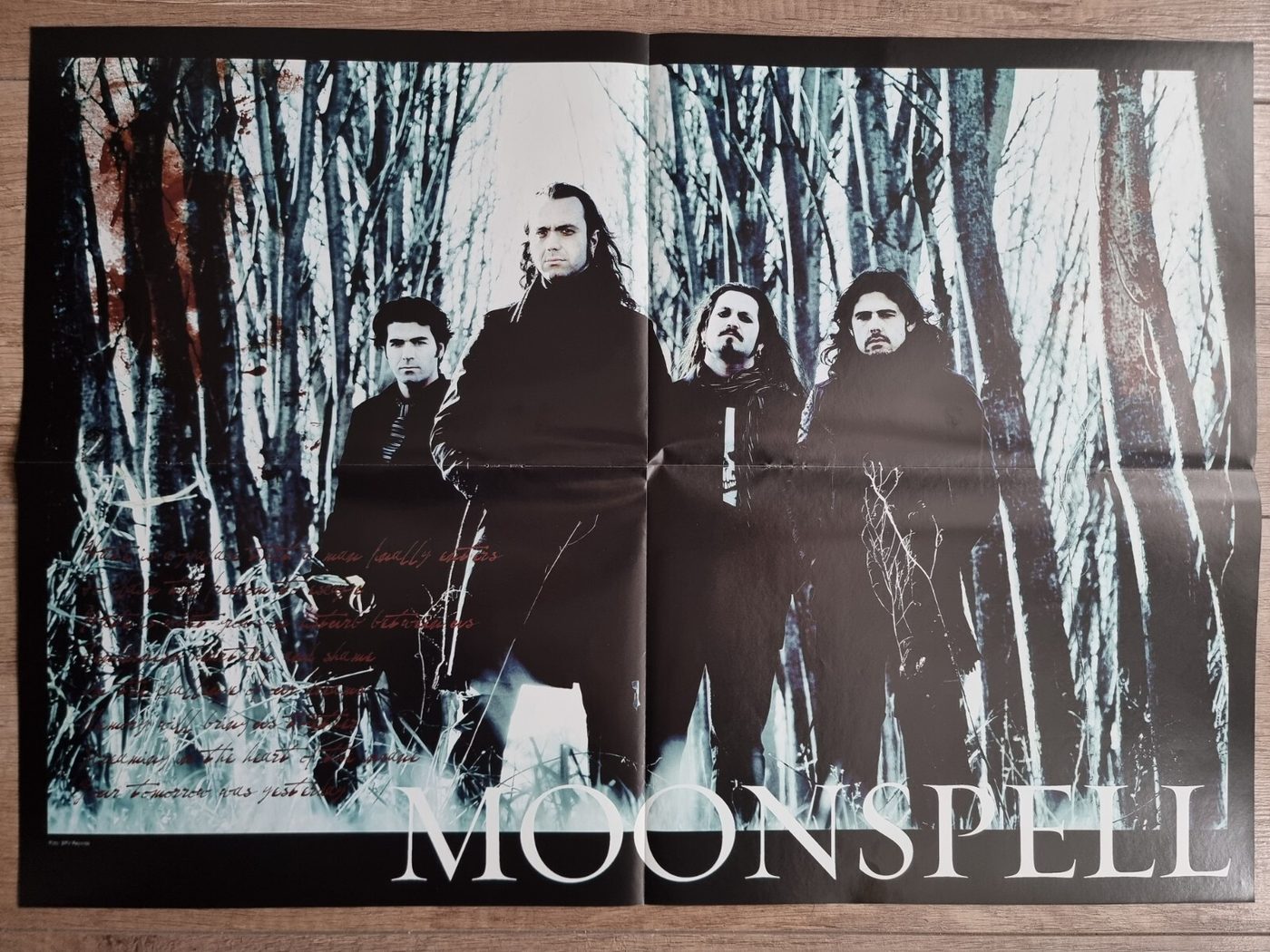 Moonspell poster, 55 × 40 cm