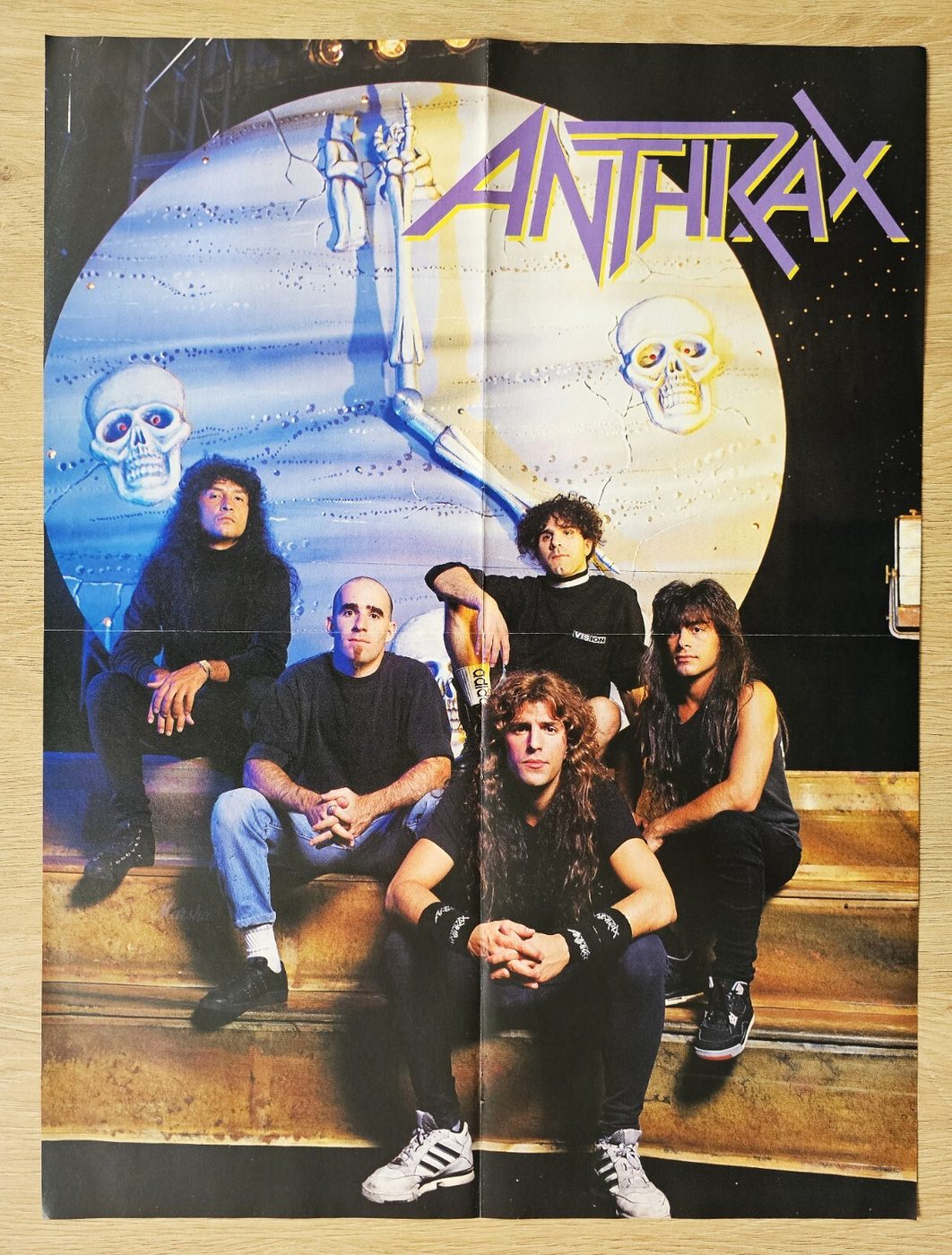 Motorhead / Anthrax poster, 40 × 55 cm