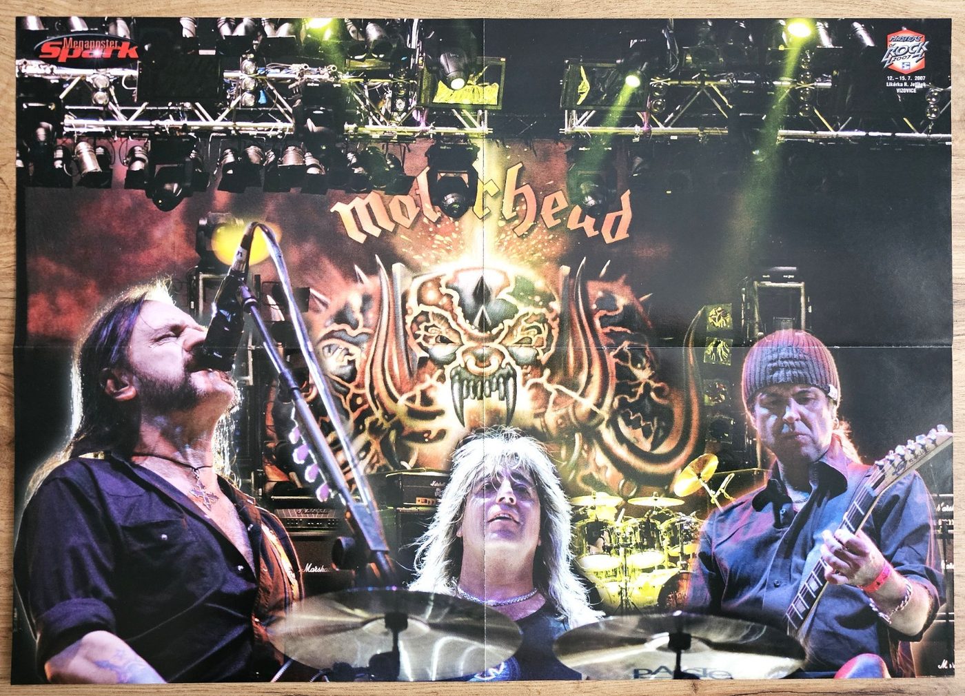 Motorhead poster, 55 × 40 cm