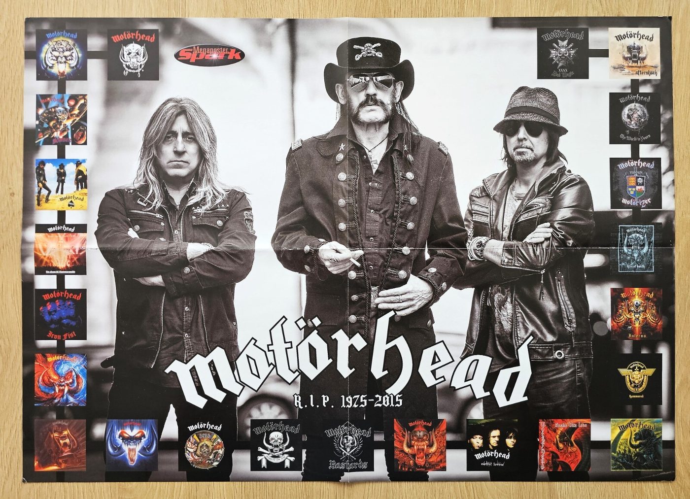 Motorhead poster, 55 × 40 cm