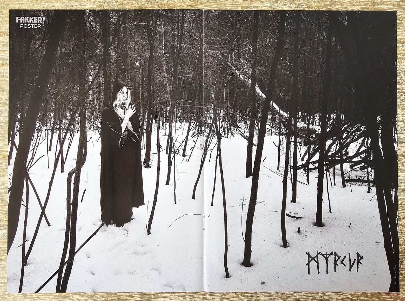 Myrkur poster, 40 × 30 cm