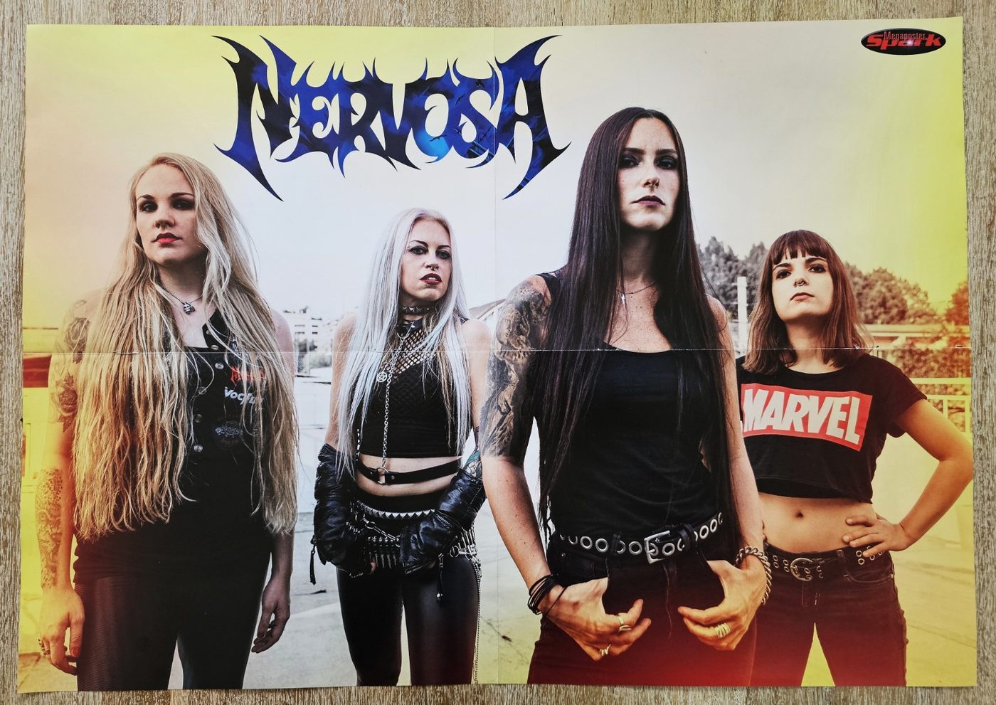 Nervosa poster, 55 × 40 cm