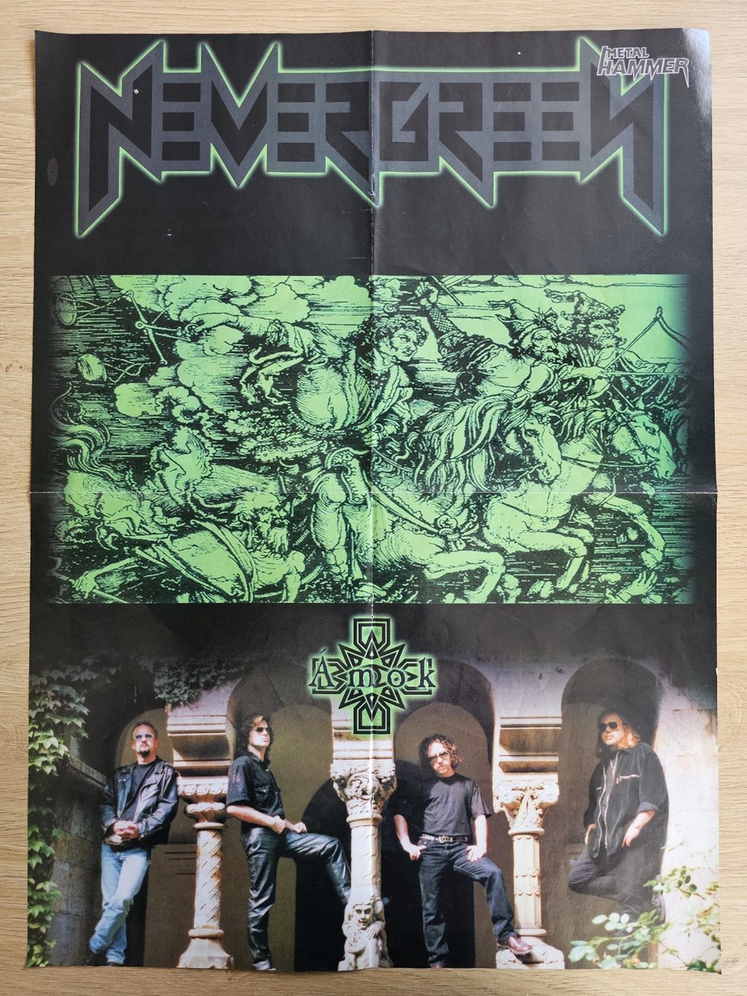 Nevergreen Amok poster, 40 × 55 cm
