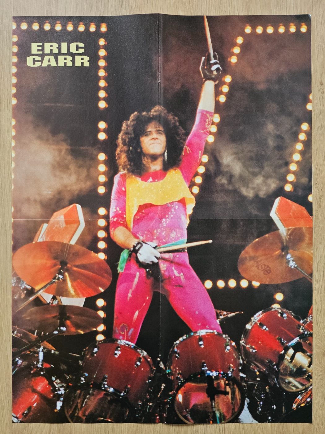 Nirvana / Eric Carr (KISS) poster, 40 × 55 cm