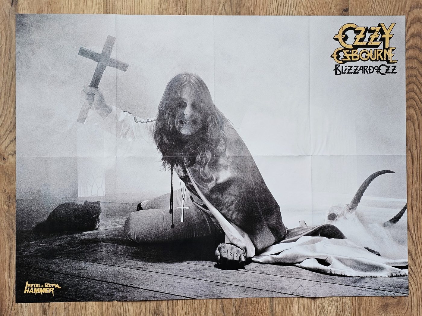 Ozzy Osbourne "Blizzard" poster, 75 × 55 cm