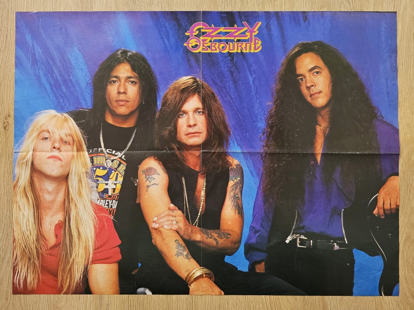 Ozzy Osbourne / Guns N' Roses poster, 55 × 40 cm