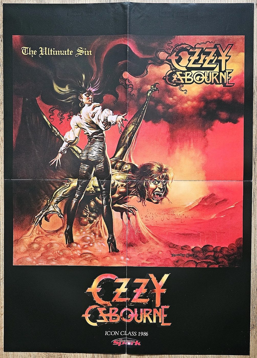 Ozzy Osbourne poster, 40 × 55 cm