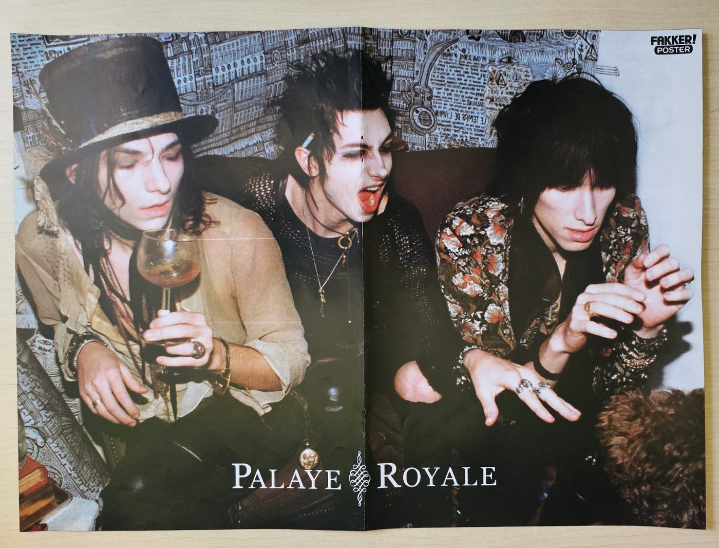 Palaye Royale poster, 40 × 30 cm