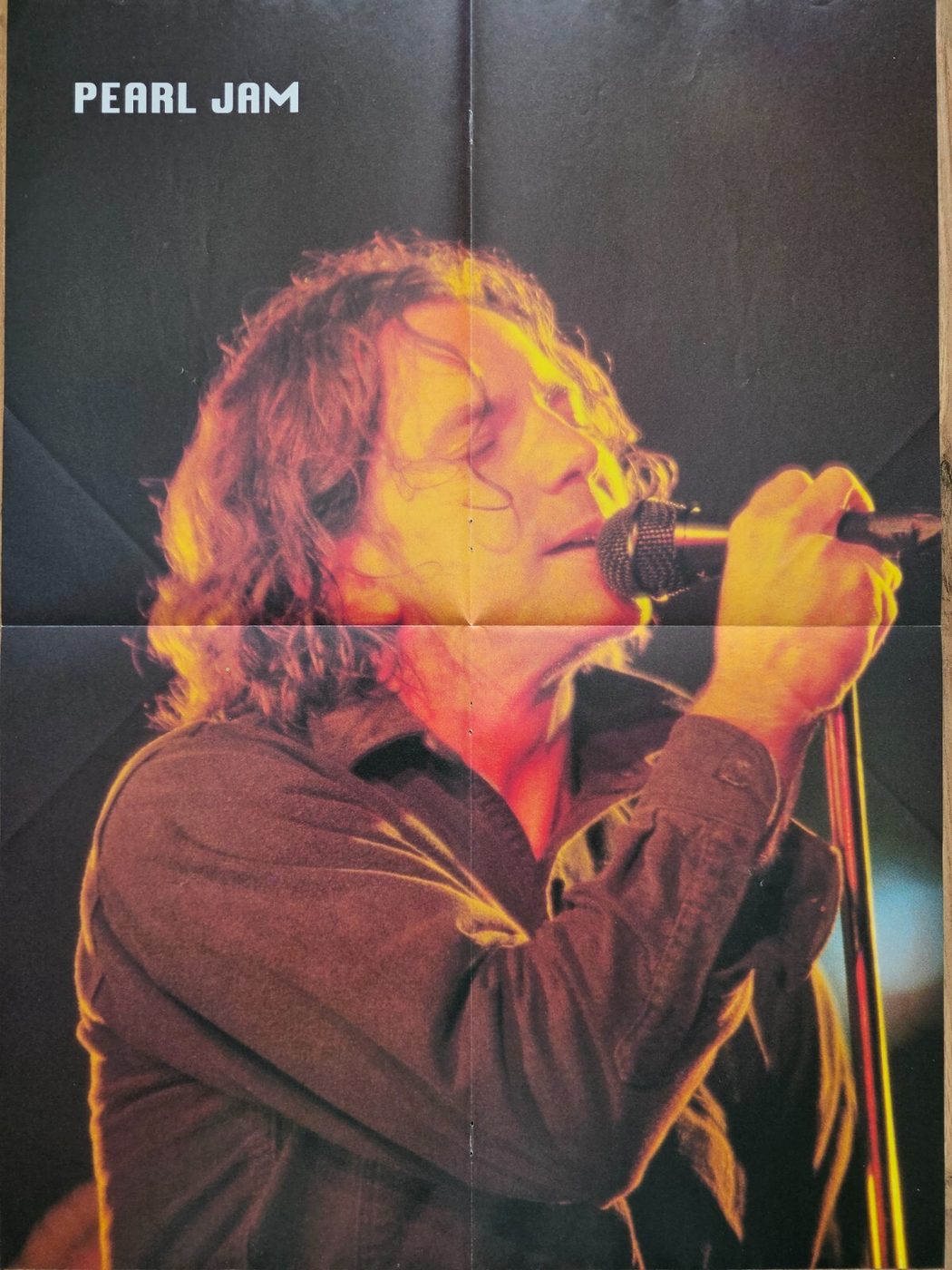 Pearl Jam poster, 40 × 55 cm