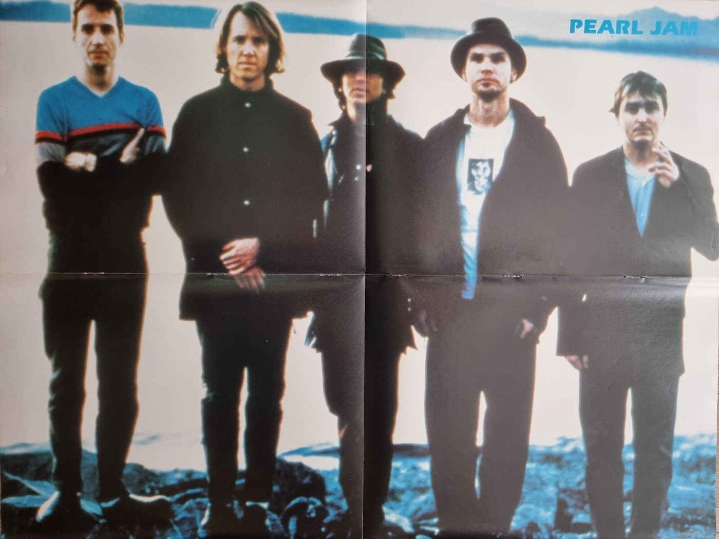 Pearl Jam poster, 55 × 40 cm