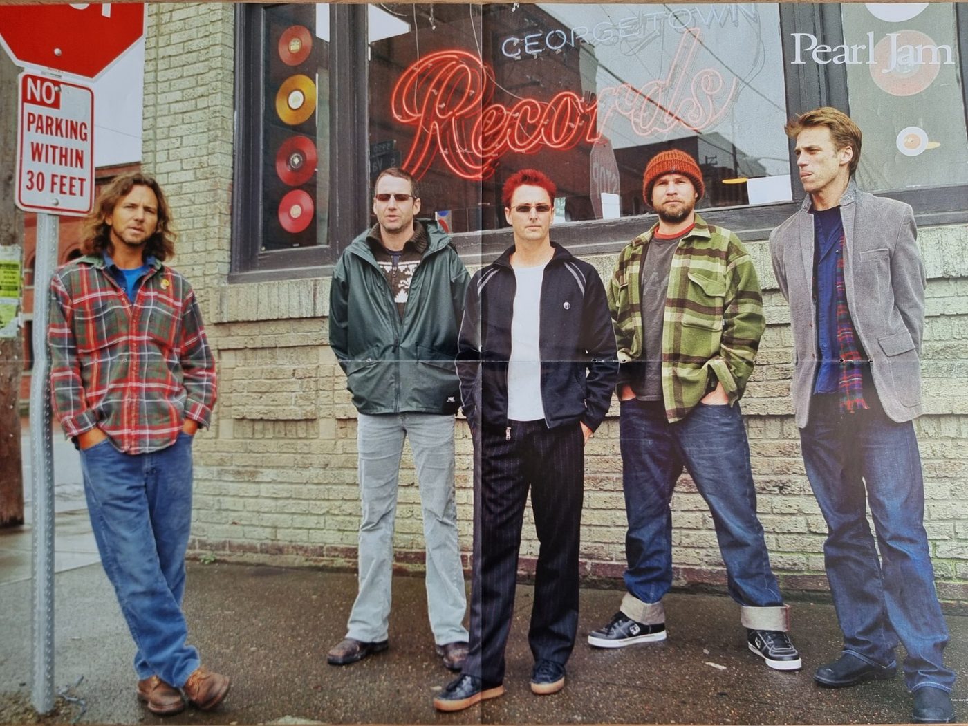 Pearl Jam poster, 55 × 40 cm