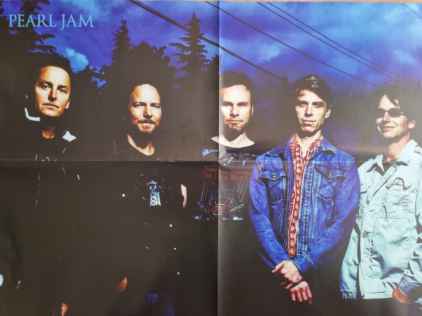 Pearl Jam poster, 55 × 40 cm