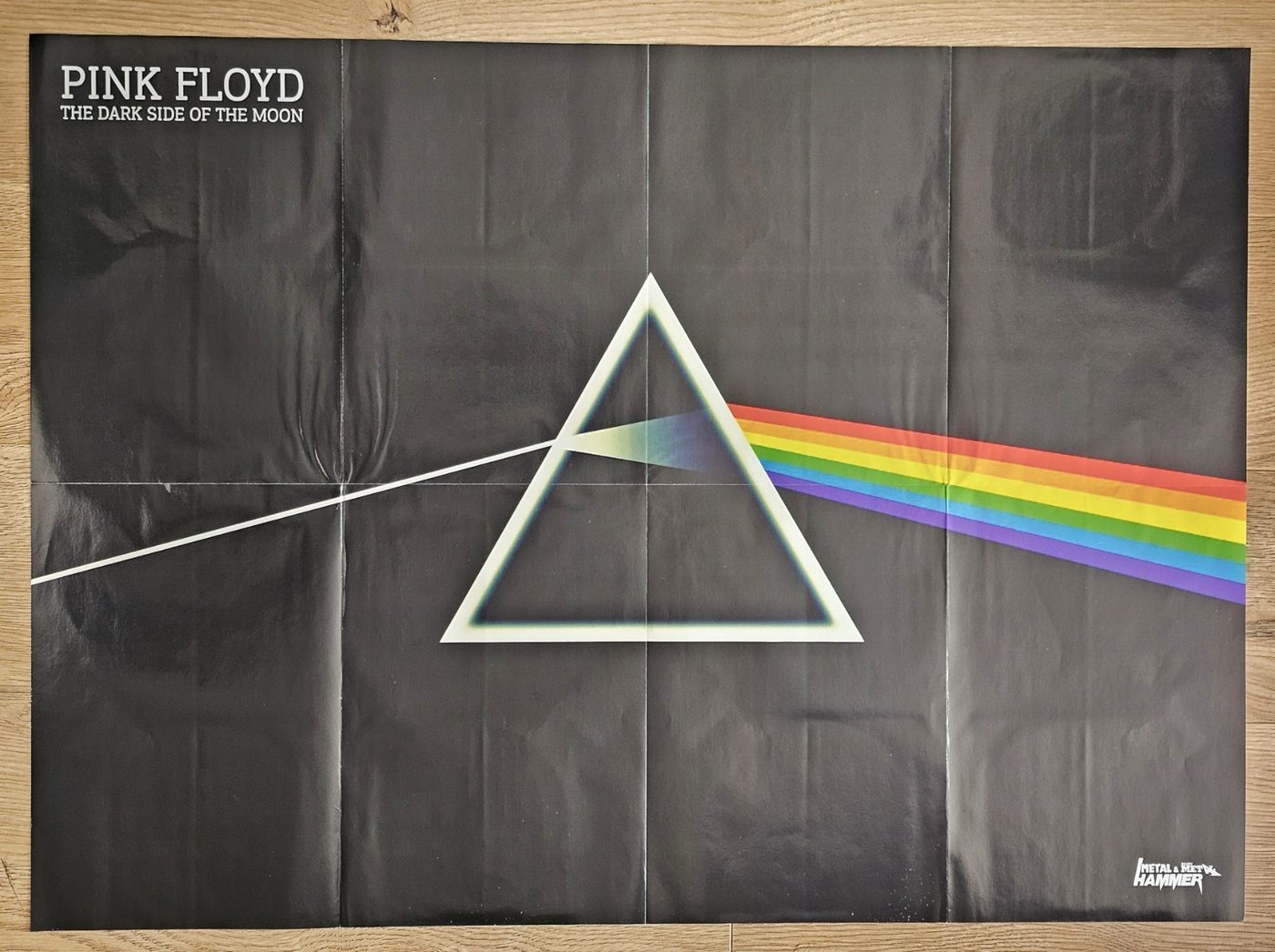 Pink Floyd "Dark Side" poster, 75 × 55 cm