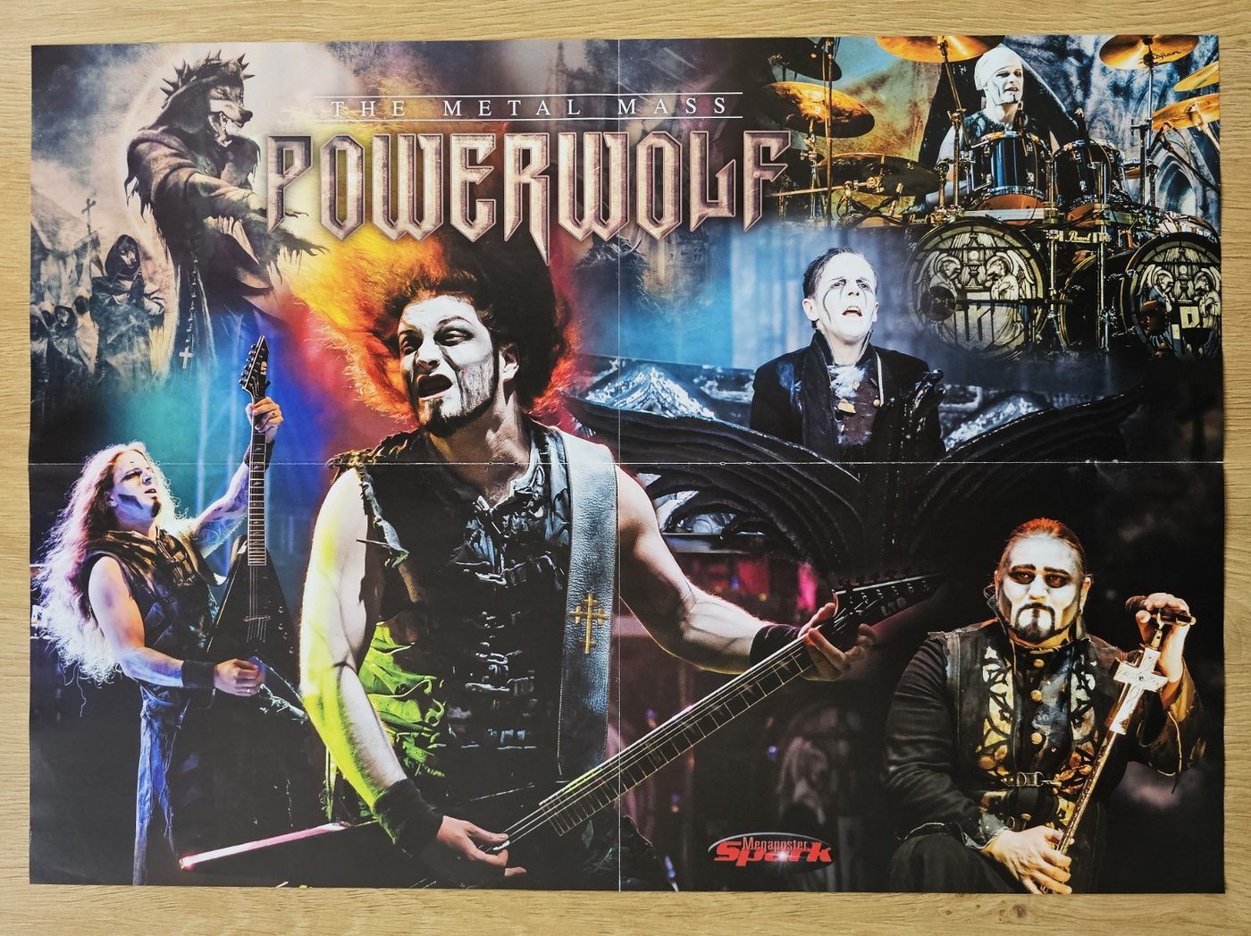 Powerwolf poster, 55 × 40 cm