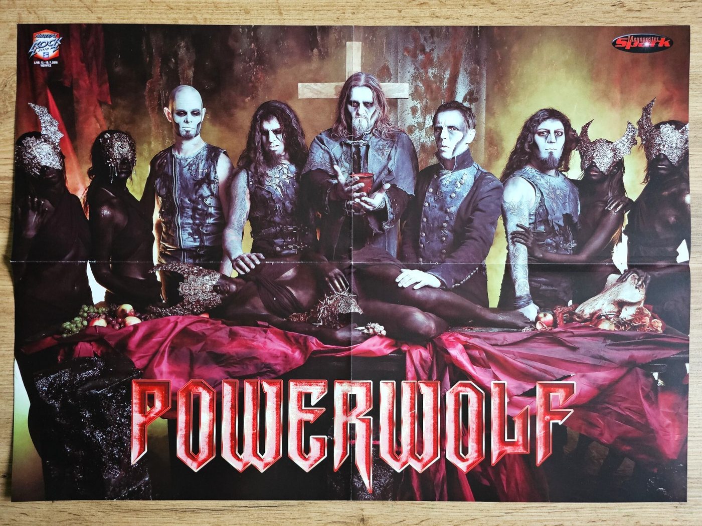 Powerwolf poster, 55 × 40 cm