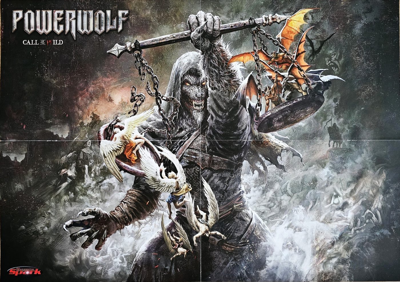 Powerwolf poster, 55 × 40 cm