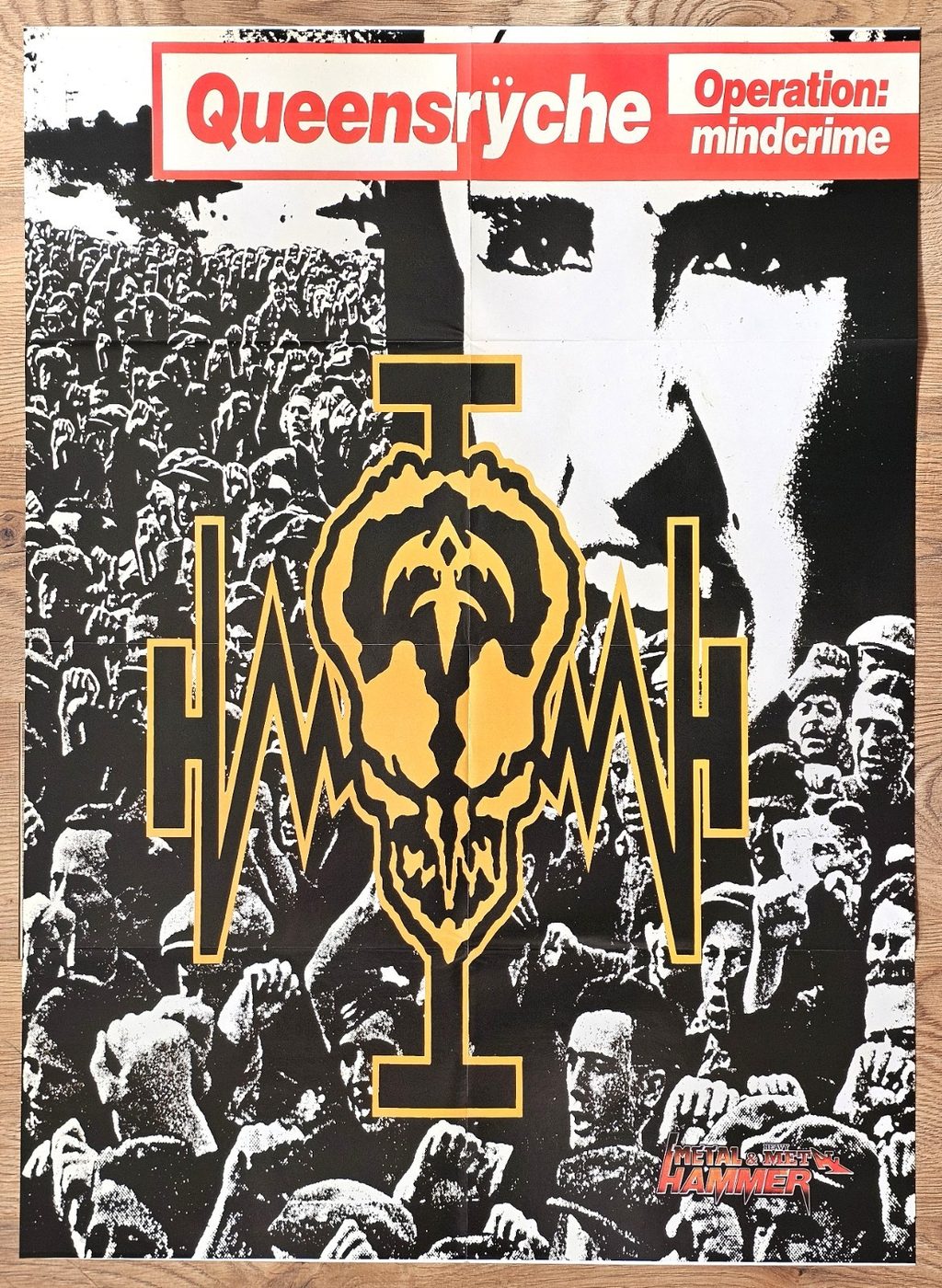 Queensryche poster, 55 × 75 cm