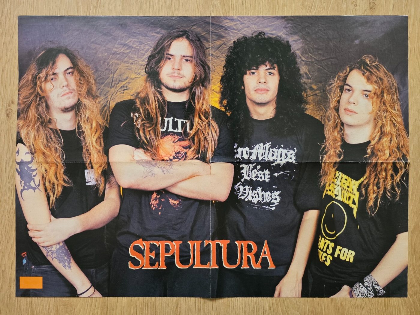 Queensryche / Sepultura poster, 55 × 40 cm