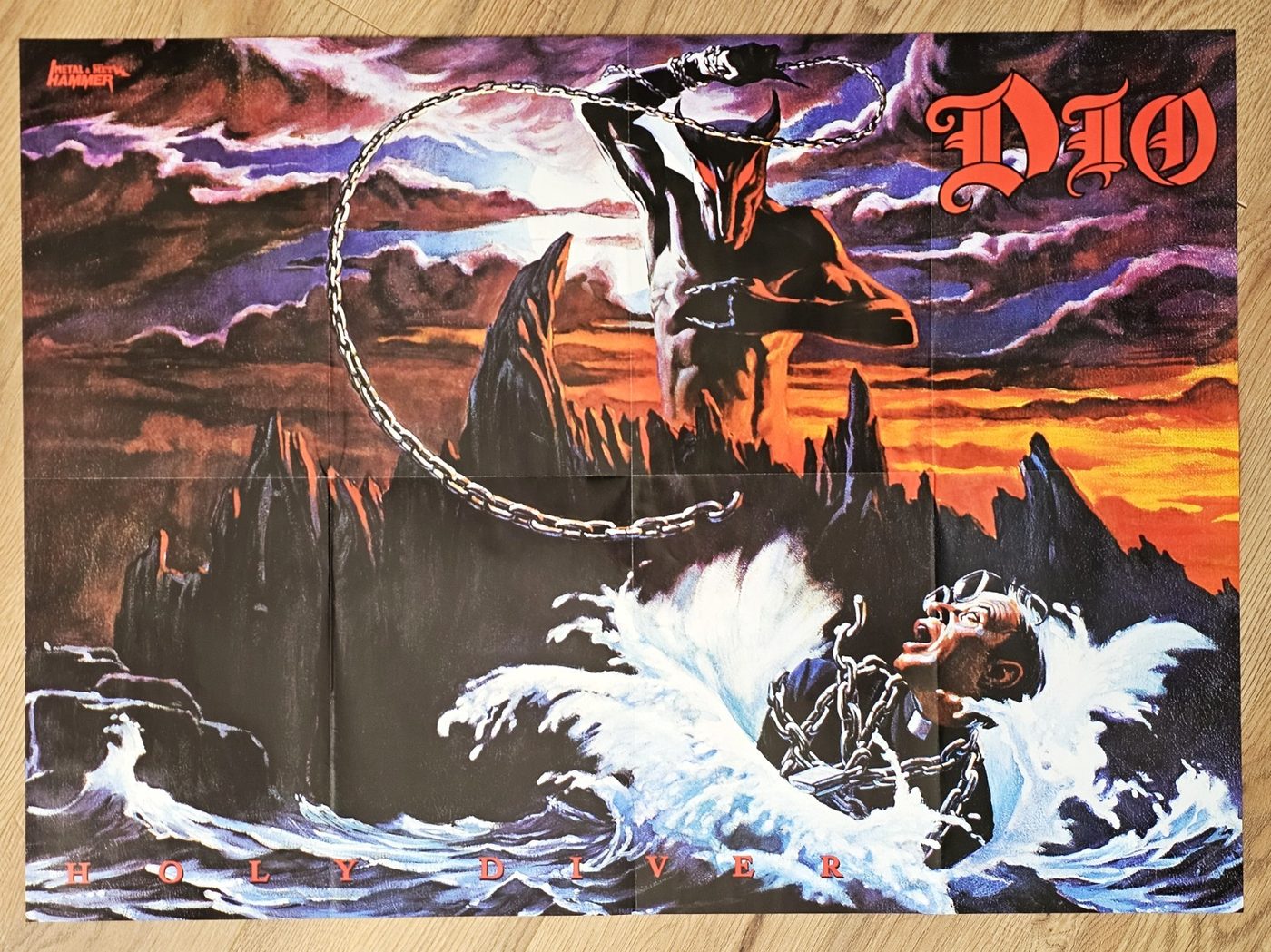 R. J. Dio poster, 75 × 55 cm