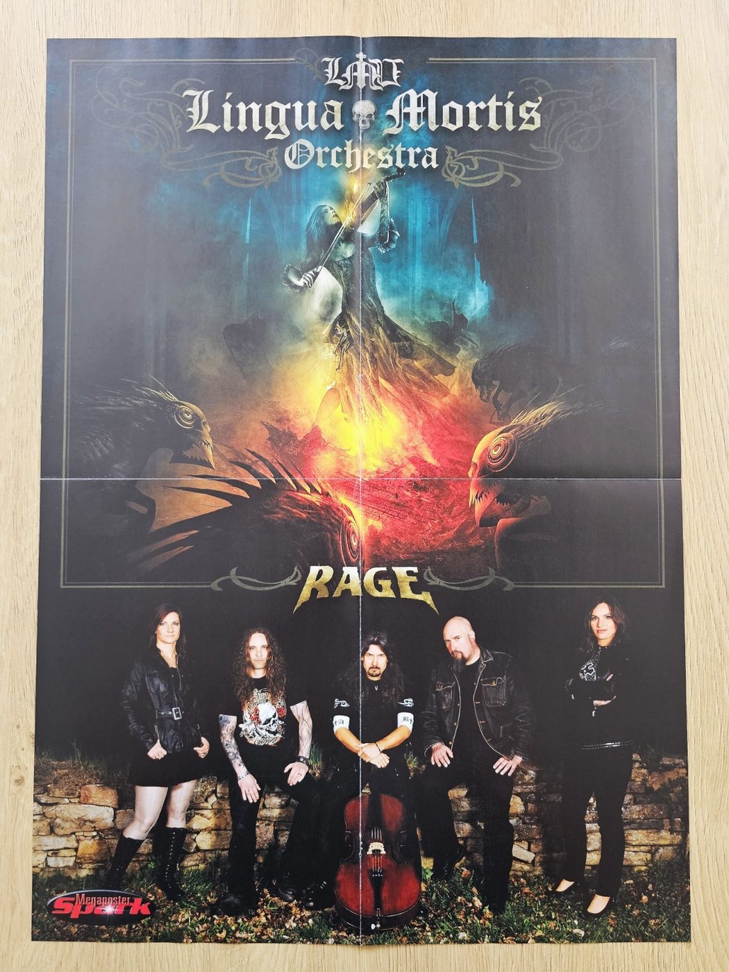 Rage poster, 40 × 55 cm