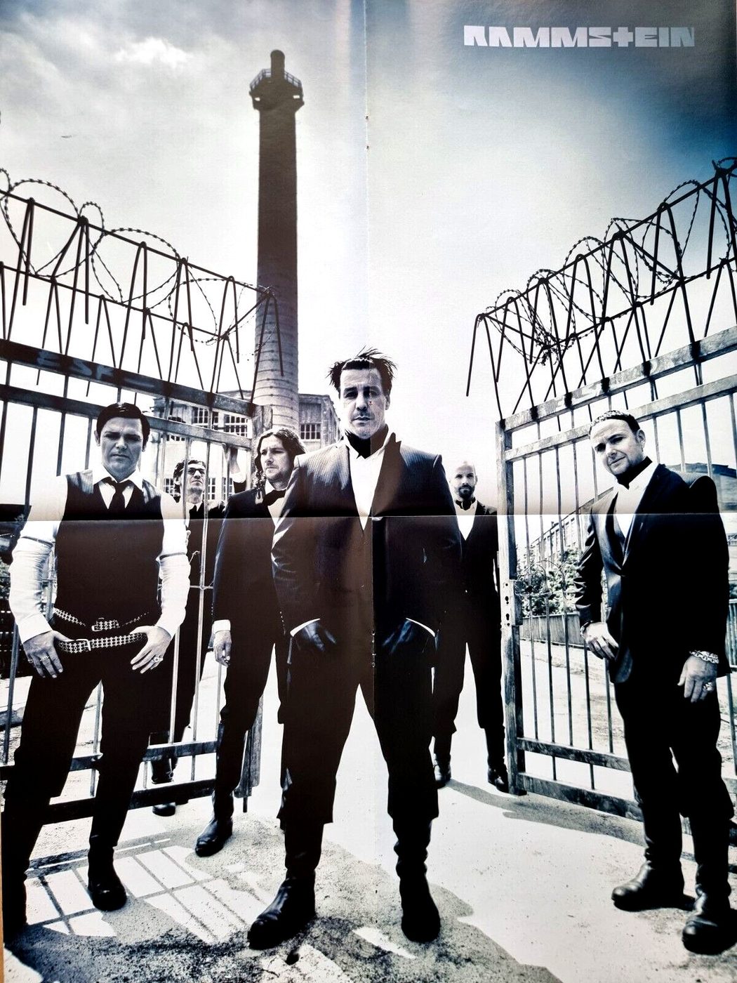 Rammstein poster, 40 × 55 cm