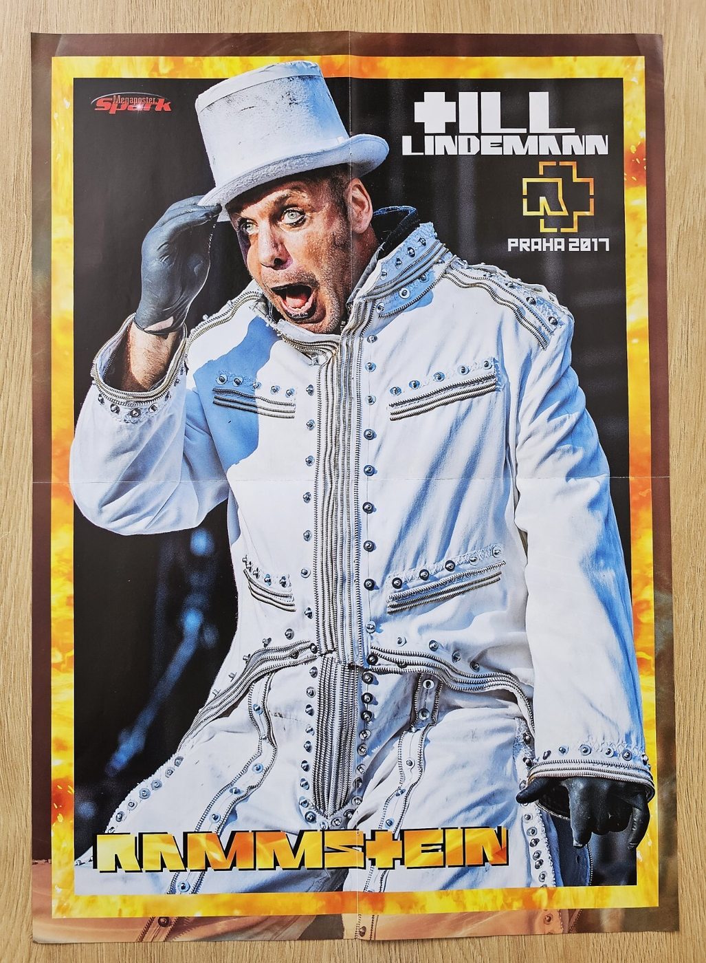 Rammstein poster, 30 × 40 cm