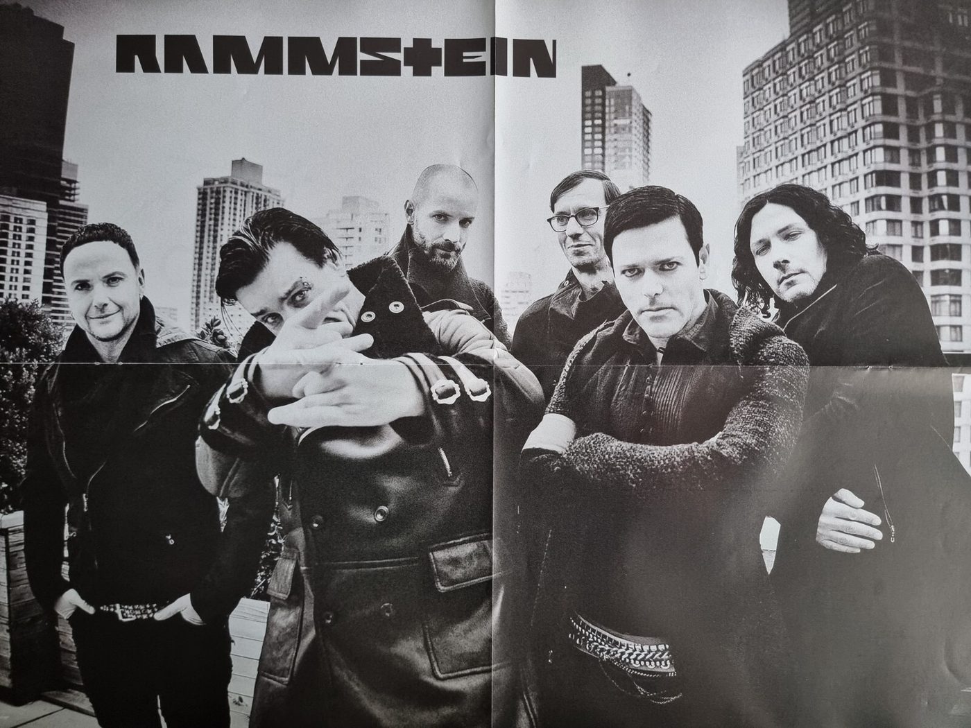 Rammstein poster, 55 × 40 cm