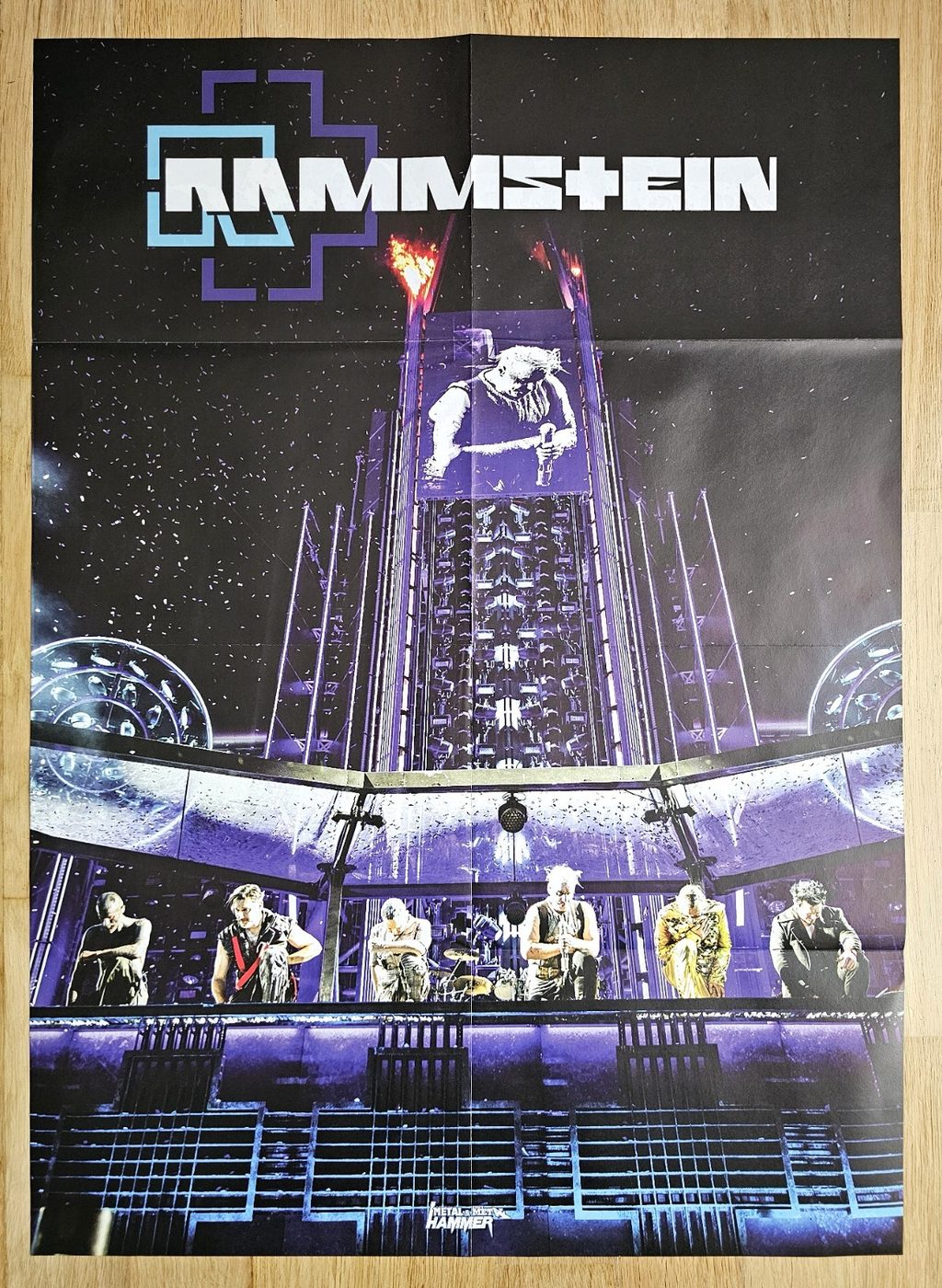 Rammstein poster, 50 × 70 cm