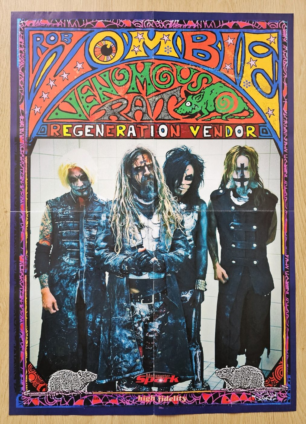 Rob Zombie poster, 40 × 55 cm