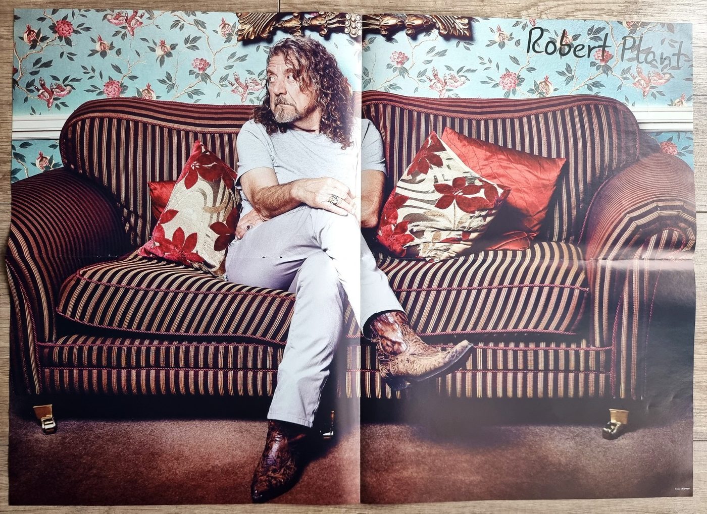 Robert Plant poster, 55 × 40 cm