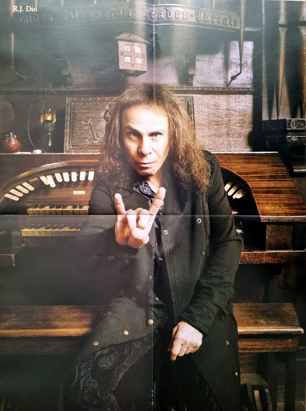 Ronnie James Dio poster, 40 × 55 cm