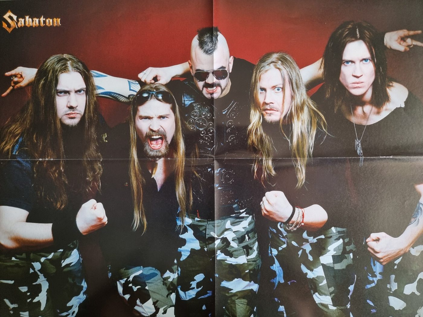 Sabaton poster, 55 × 40 cm