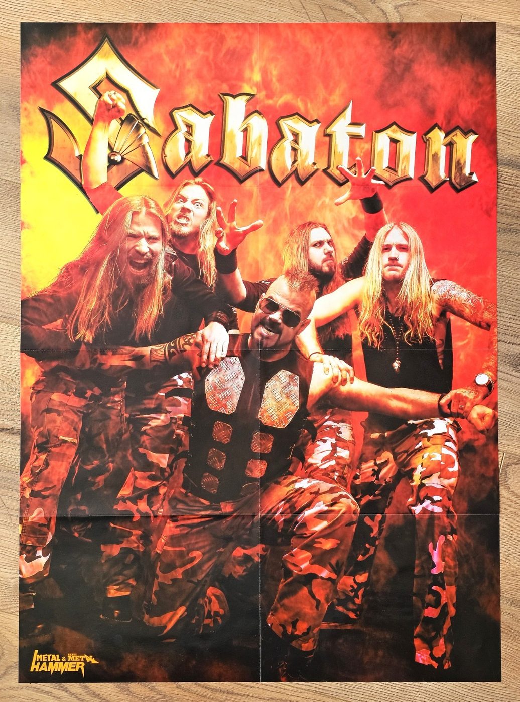 Sabaton poster, 55 × 75 cm