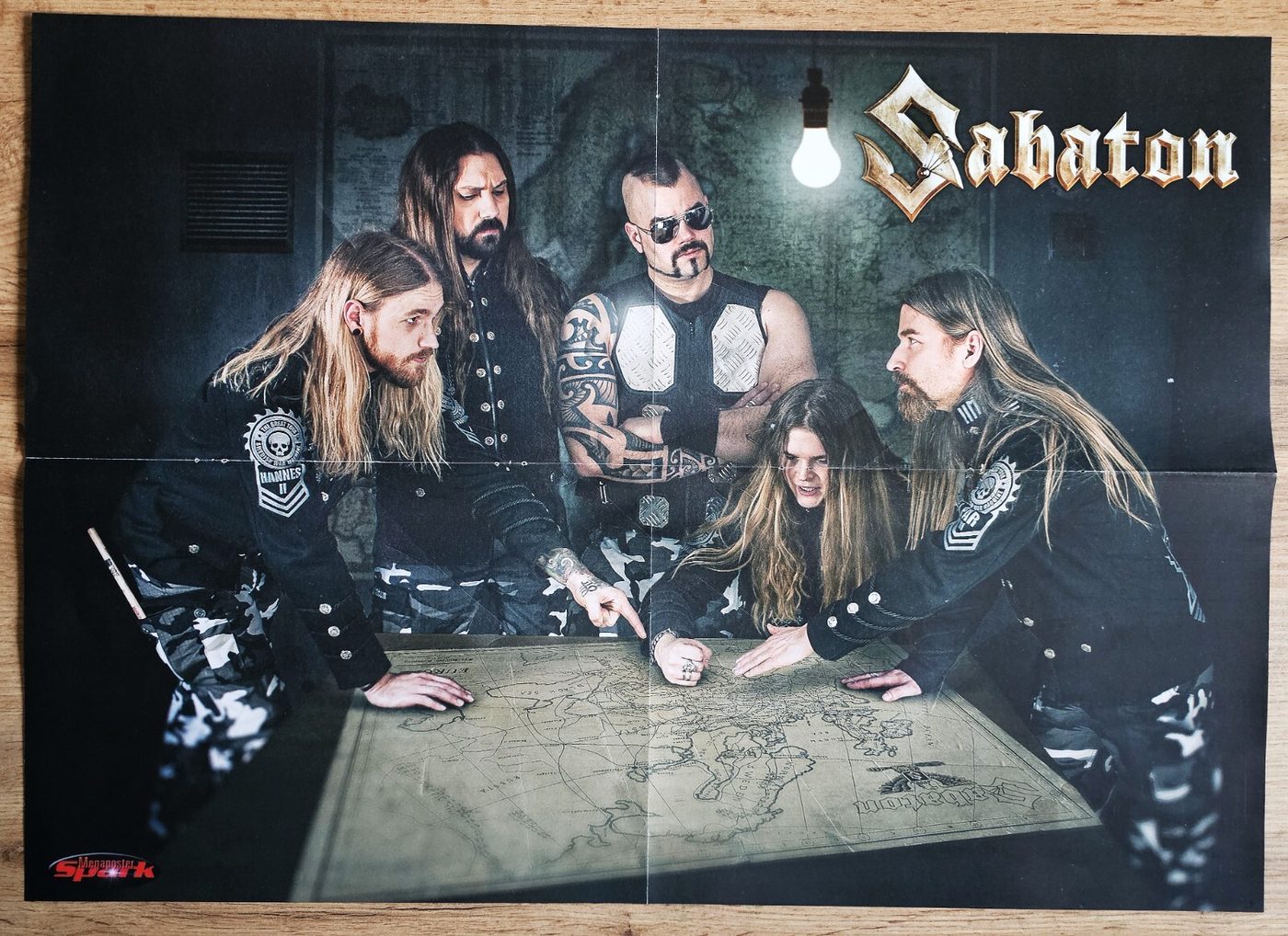 Sabaton poster, 55 × 40 cm