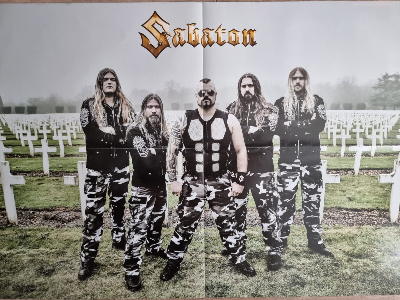 Sabaton poster, 55 × 40 cm