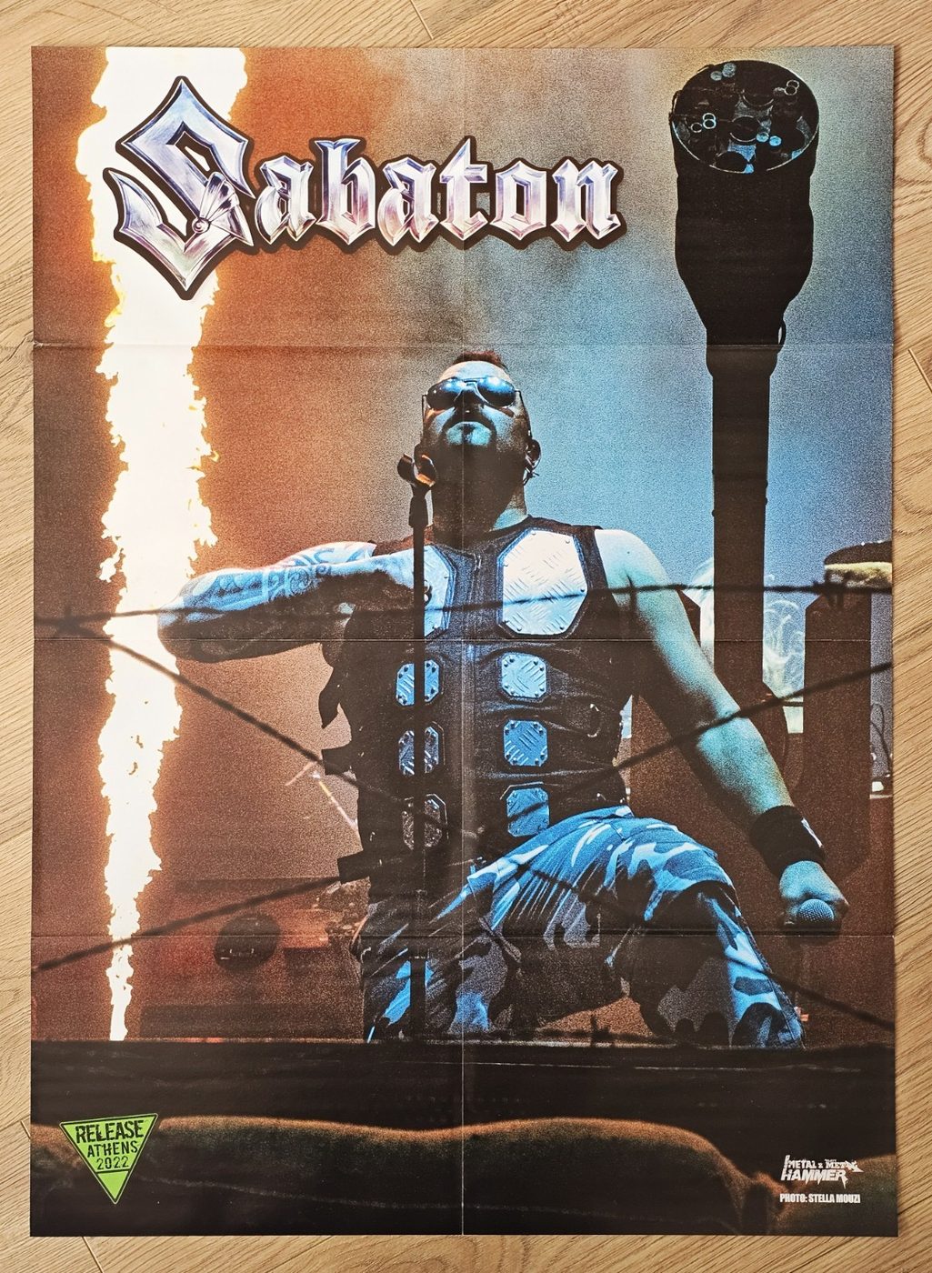 Sabaton poster, 55 × 75 cm