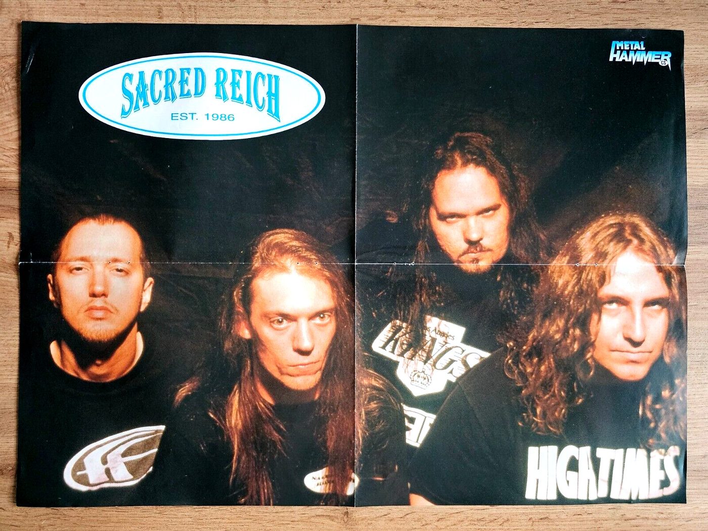 Sacred Reich poster, 55 × 40 cm