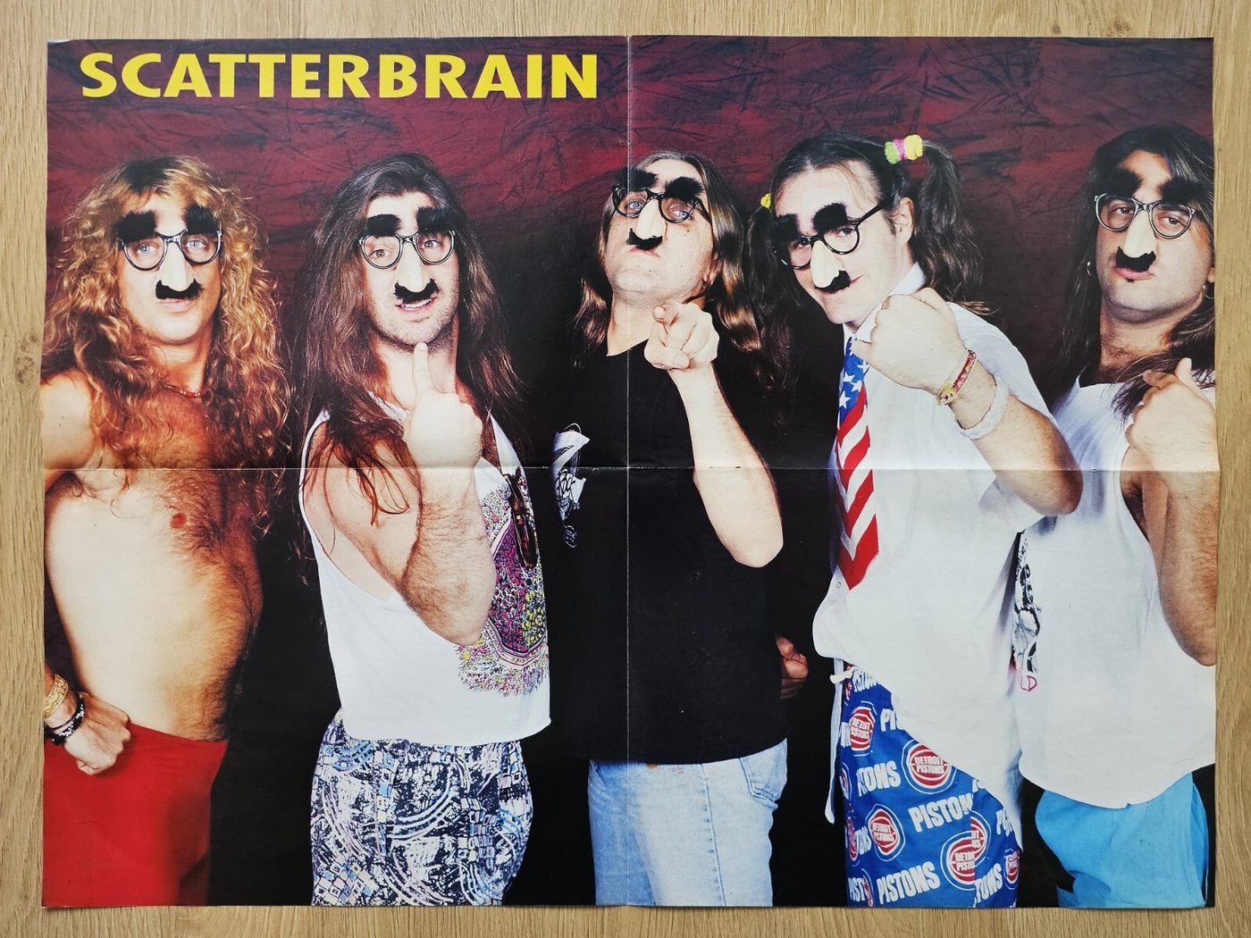 Scatterbrain poster, 55 × 40 cm