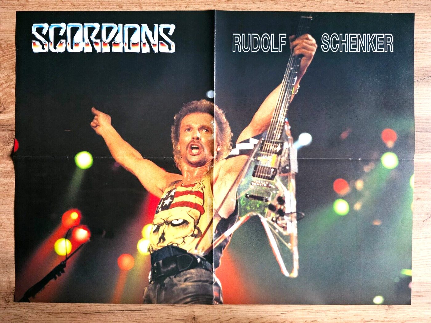Scorpions poster, 55 × 40 cm