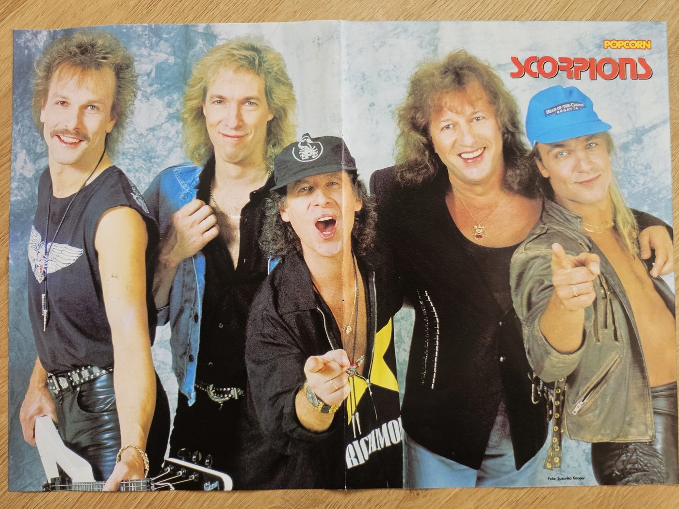 Scorpions poster, 55 × 40 cm