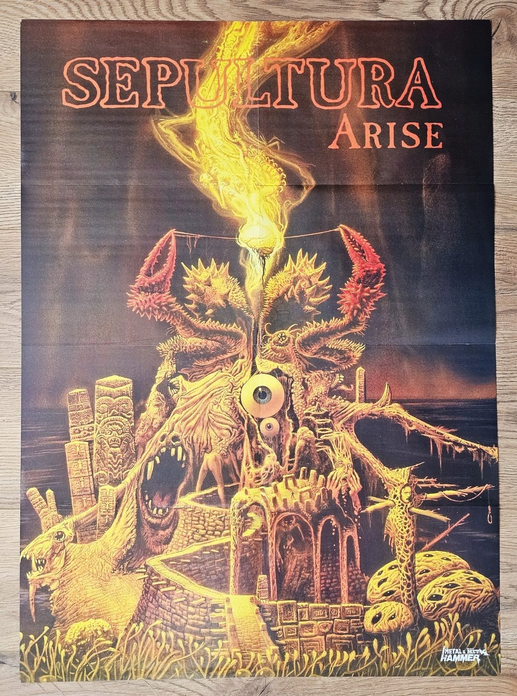 Sepultura "Arise" poster, 55 × 75 cm