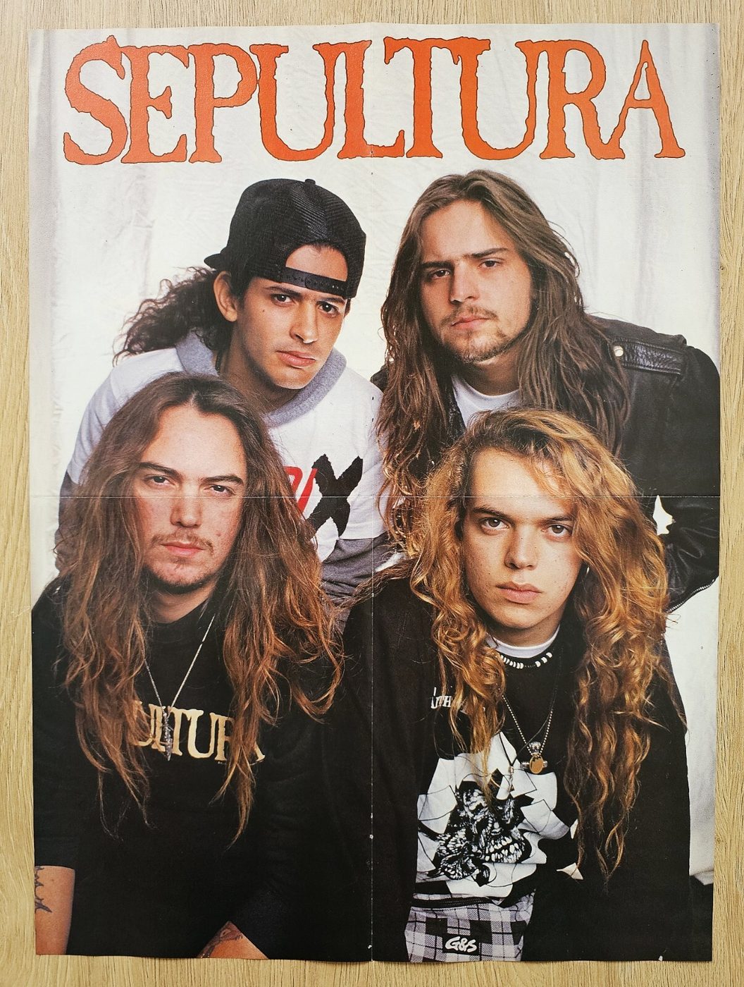 Sepultura / Scorpions poster, 40 × 55 cm