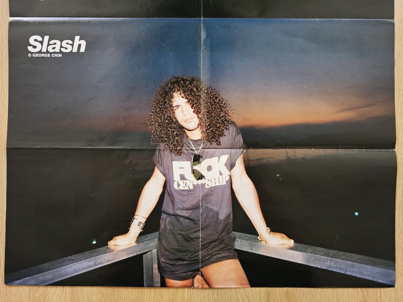 Slash Guns N' Roses poster, 55 × 40 cm