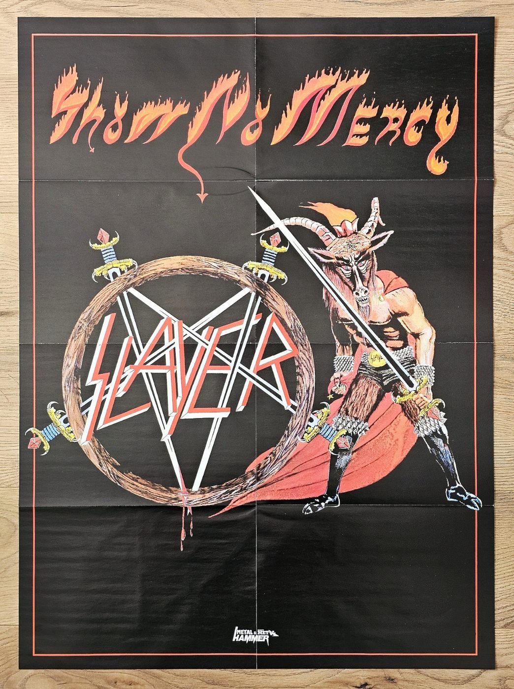 Slayer poster, 55 × 75 cm