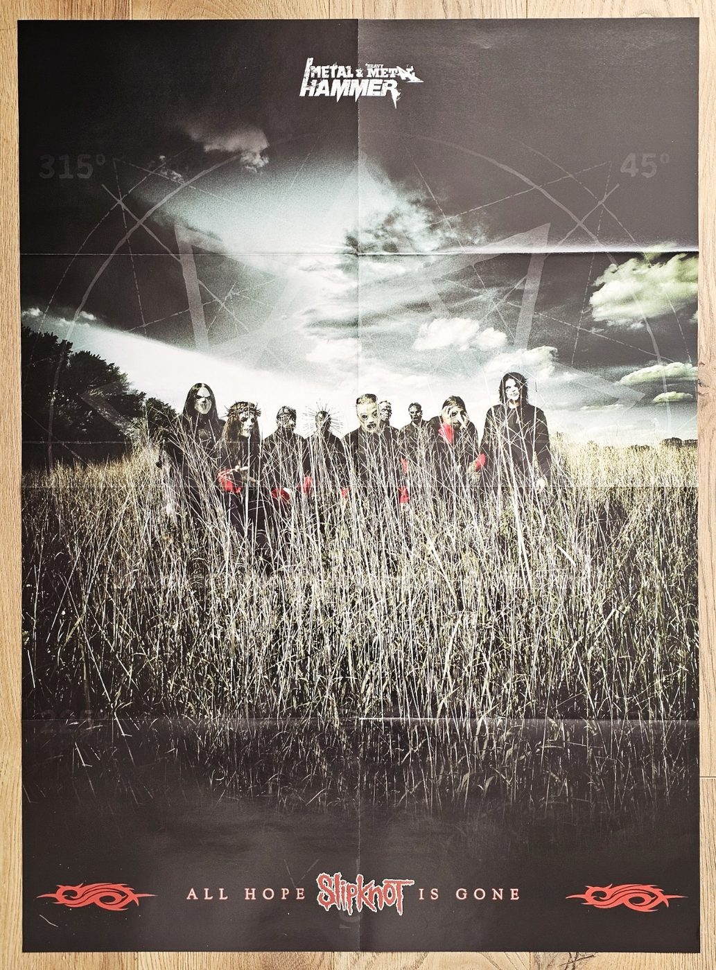 Slipknot "Iowa" poster, 55 × 75 cm