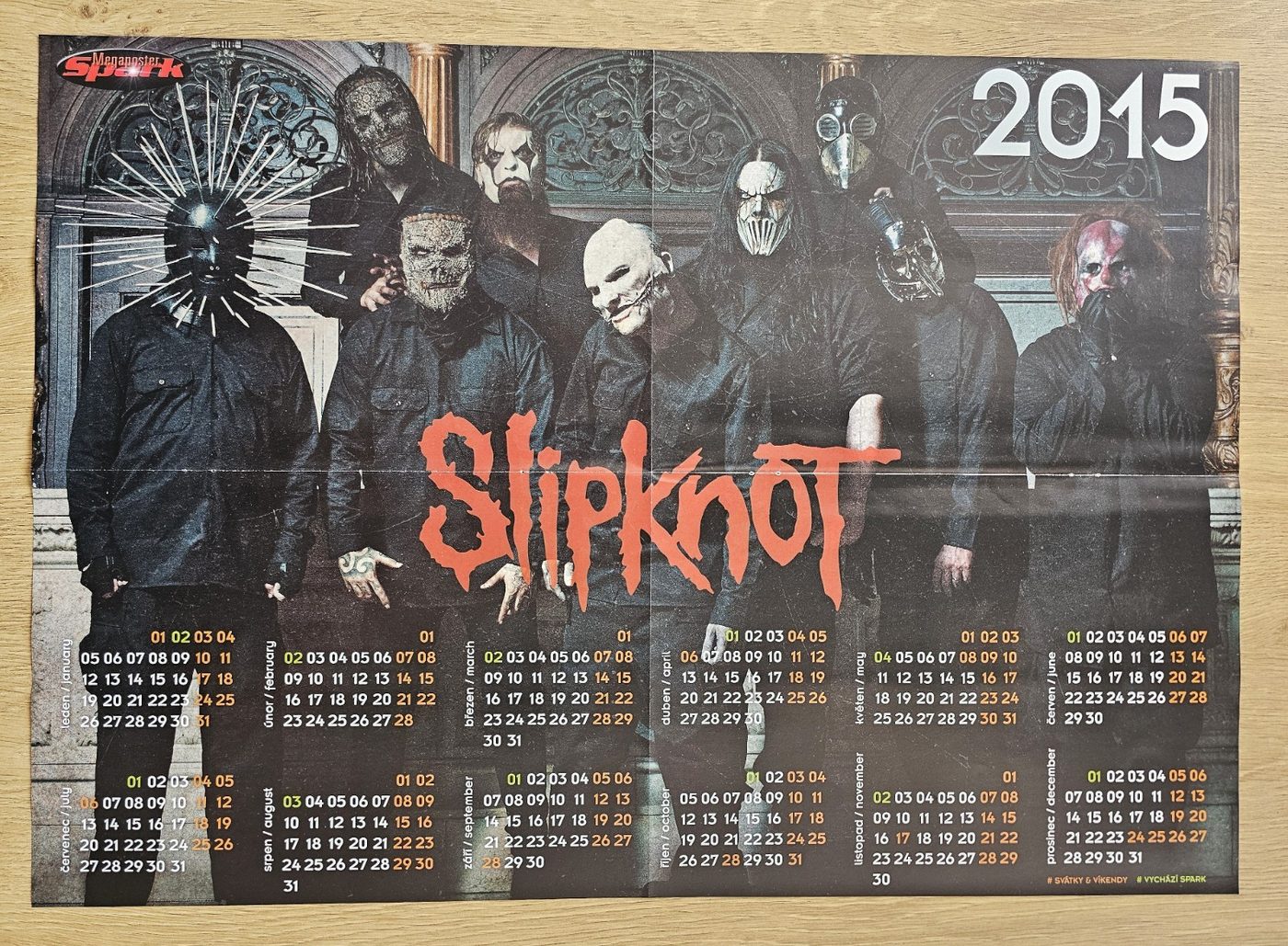Slipknot poster, 55 × 40 cm