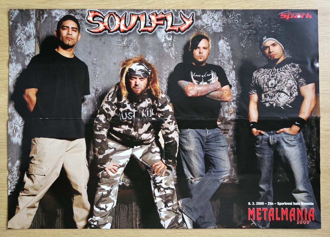 Soulfly poster, 55 × 40 cm
