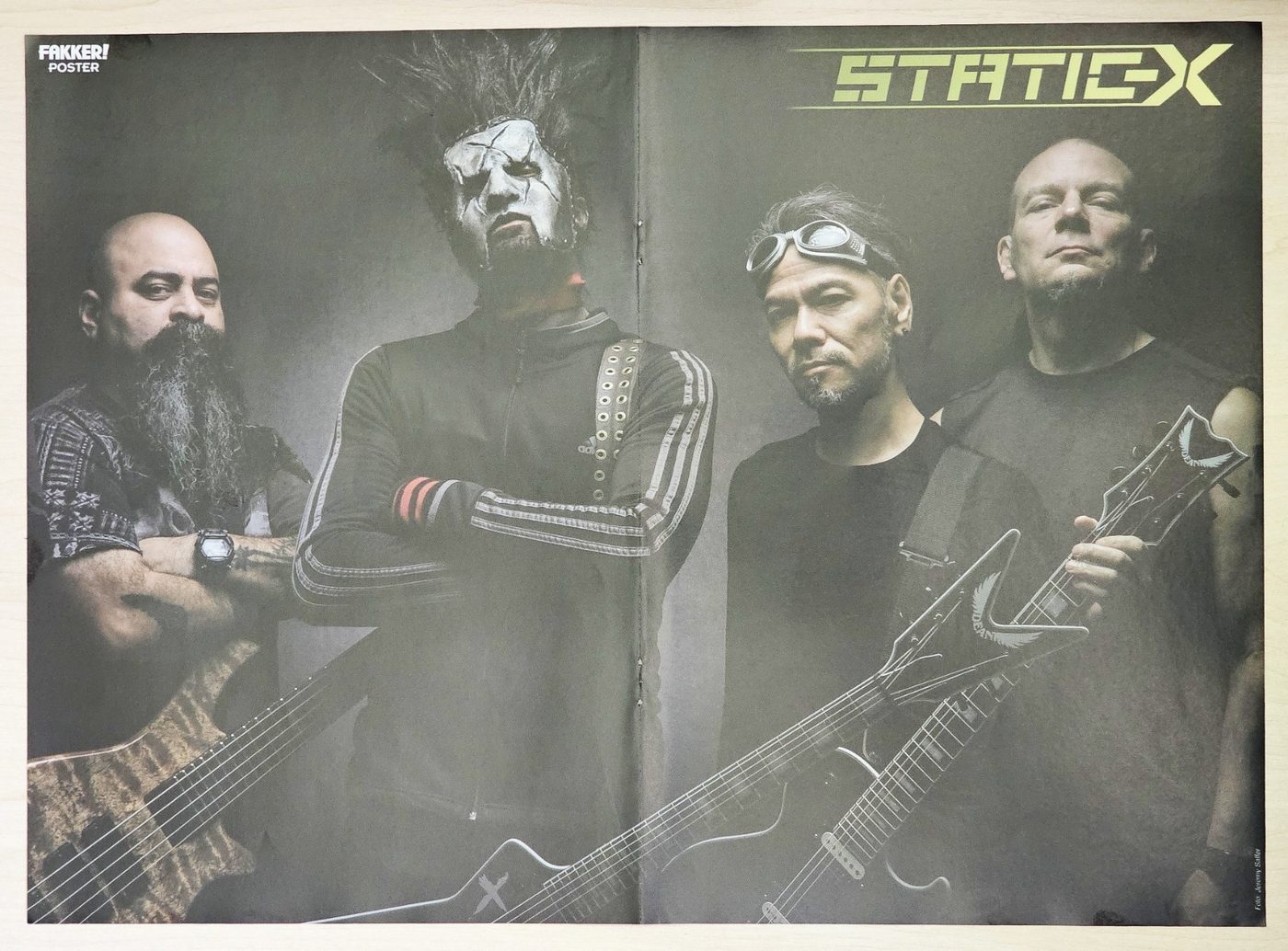 Static-X poster, 40 × 30 cm