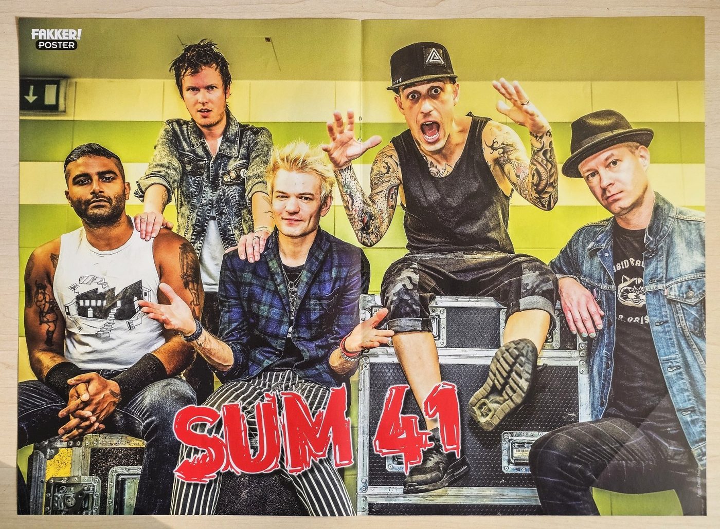 Sum 41 poster, 40 × 30 cm